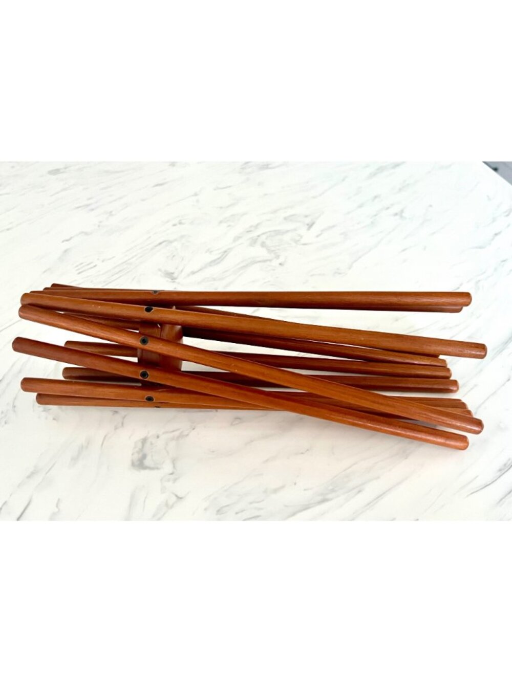 MoMA Satellite Fruit Bowl By Carlo Contin Wood Modernist Minimalist 1999 - Picture 9 of 11